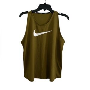 Women’s Nike Running Olive Green Tank Top